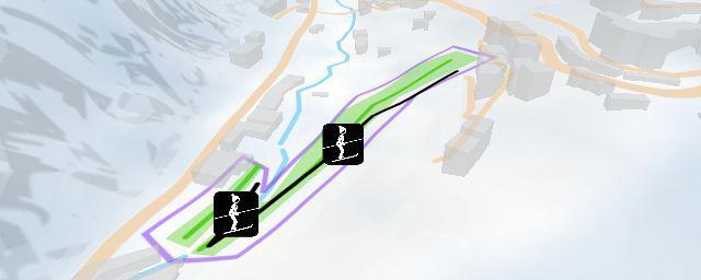 Piste map of the resort Canaro