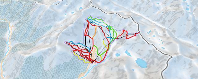 Piste map of the resort Ordino-Arcalis