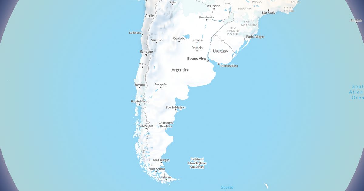 Map of Argentina