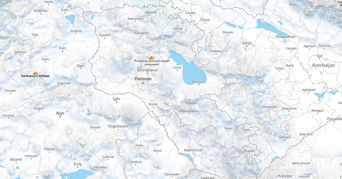 Map of Armenia
