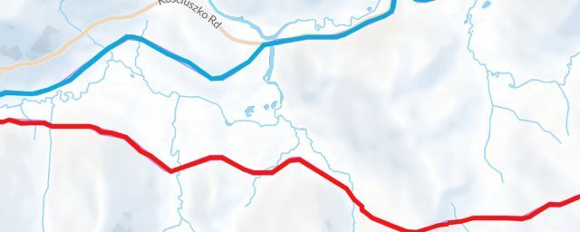 Piste map of the resort Charlotte Pass