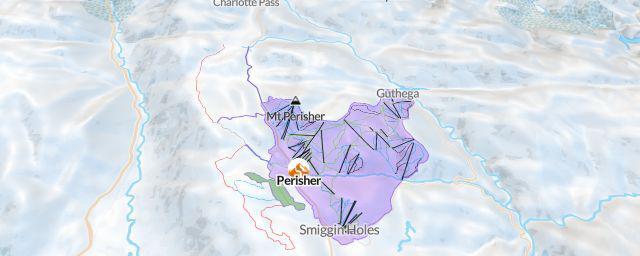 Piste map of the resort Perisher