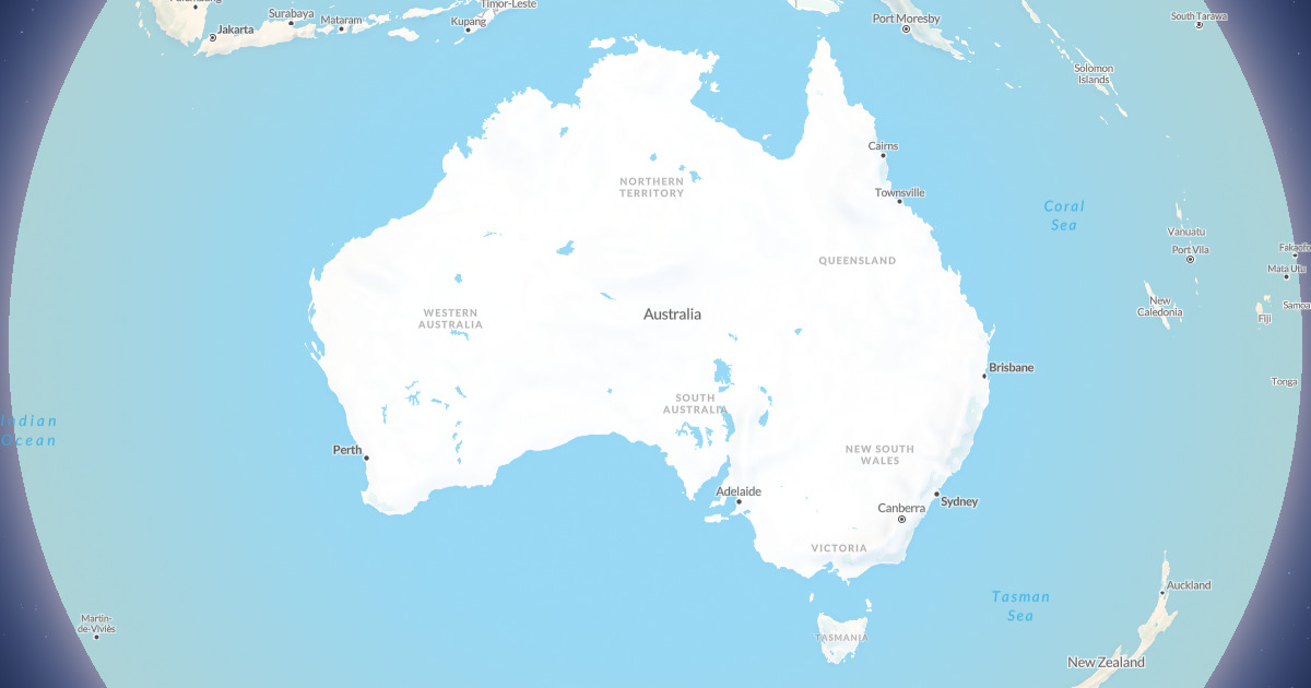 Map of Australia