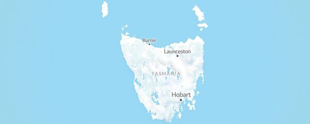 Piste map of the region Tasmania