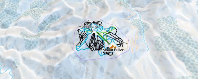 Piste map of the resort Mount Buller