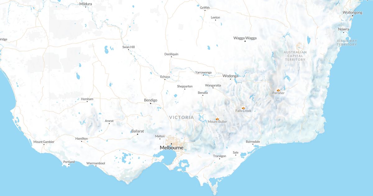 Map of Victoria