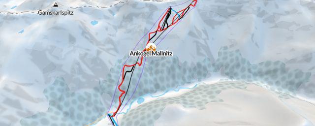 Piste map of the resort Ankogel Mallnitz