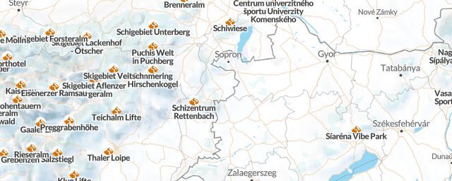Piste map of the region Burgenland