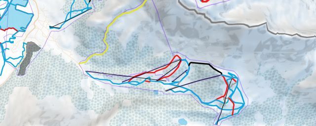 Piste map of the resort Ehrwalder Almbahn