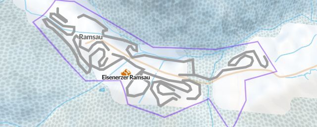 Piste map of the resort Eisenerzer Ramsau