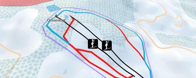 Piste map of the resort Familienschiberg St. Jakob im Walde