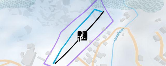 Piste map of the resort Flirsch