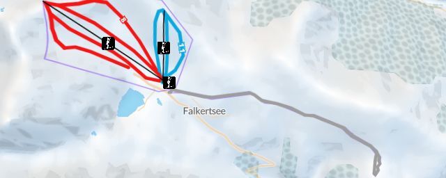 Piste map of the resort Heidialm