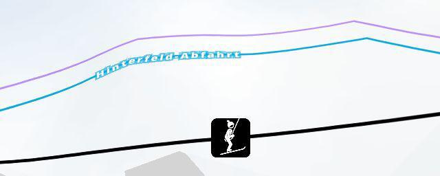 Piste map of the resort Hinterfeldlift Mösern