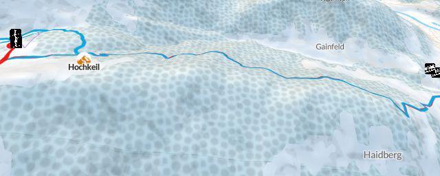Piste map of the resort Hochkeil