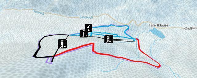 Piste map of the resort Hochlecken