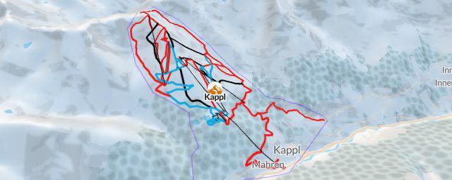 Piste map of the resort Kappl