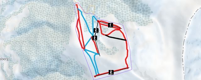 Piste map of the resort Koralpe