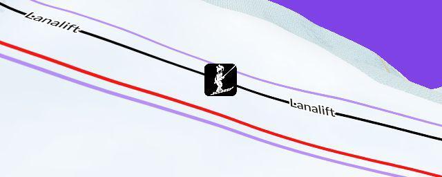 Piste map of the resort Lanalift Anras