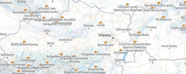 Piste map of the region Niederösterreich