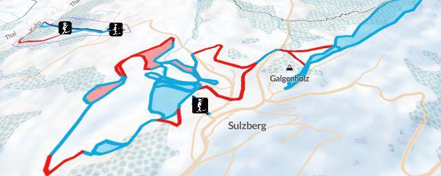 Piste map of the resort Nordic Sport Park (im Winter)