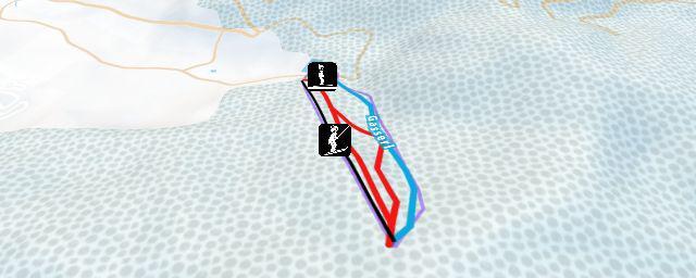 Piste map of the resort Skilift Eberschwang