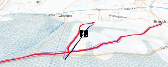 Piste map of the resort Petersbründllift St. Michael