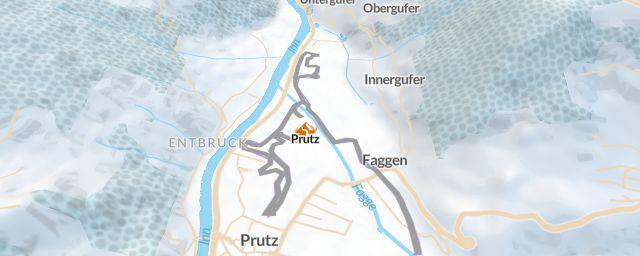 Piste map of the resort Prutz