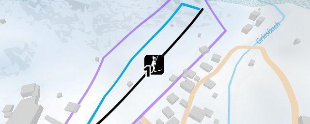 Piste map of the resort Schießstandlift Flirsch
