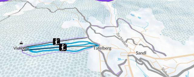 Piste map of the resort Schigebiet Viehberg