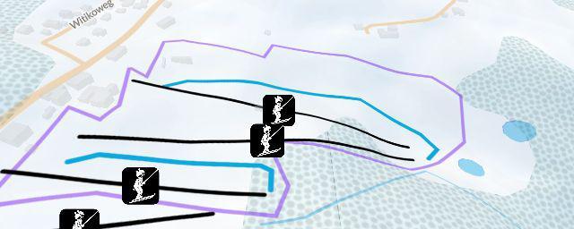 Piste map of the resort Schilifte Kirchschlag