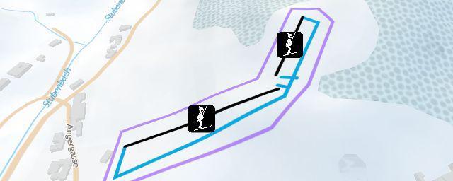 Piste map of the resort Schizentrum Rettenbach