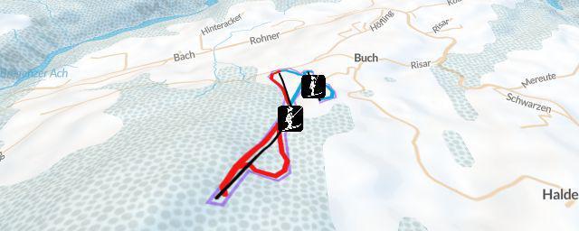Piste map of the resort Schneiderkopflifte