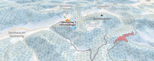 Piste map of the resort Semmering Hirschenkogel