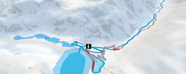 Piste map of the resort Silvretta-Bielerhöhe