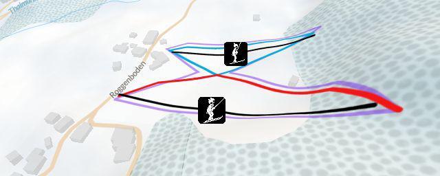 Piste map of the resort Ski Juwel - Roggenboden