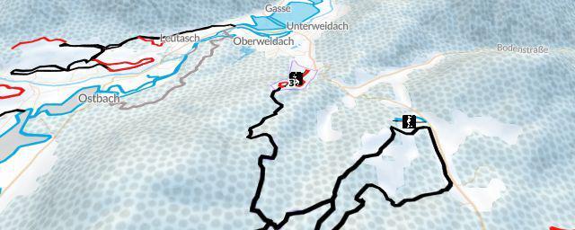 Piste map of the resort Skigebiet Leutsch - Katzenkopflift
