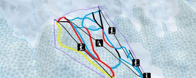 Piste map of the resort Skigebiet Veitsch