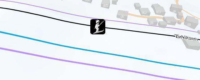 Piste map of the resort Skilift Zirkitzen
