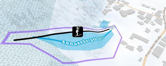 Piste map of the resort Sonnenbergbahn