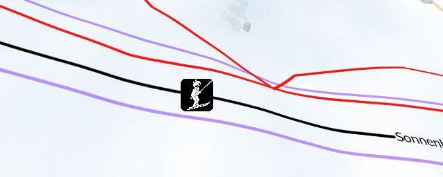 Piste map of the resort Sonnenhanglift