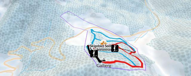 Piste map of the resort Skigebiet Seeberg / Seewiesen