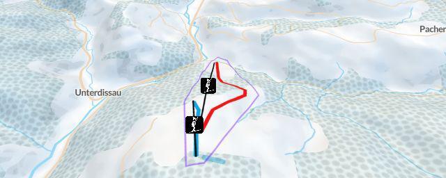 Piste map of the resort Skigebiet Strallegg