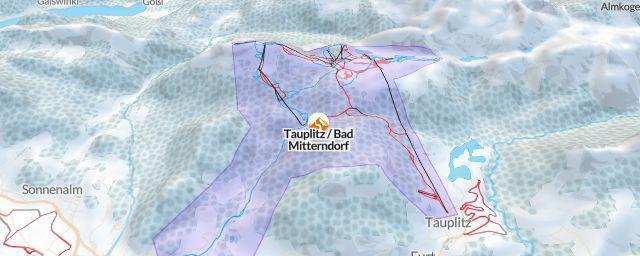 Piste map of the resort Tauplitz / Bad Mitterndorf