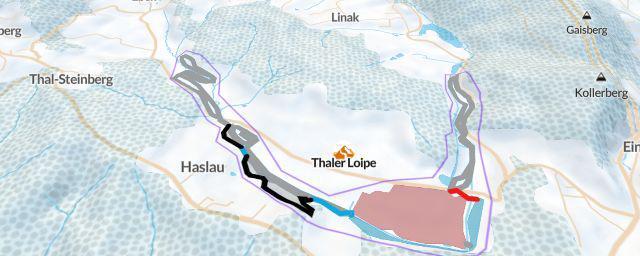 Piste map of the resort Thaler Loipe