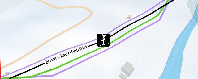 Piste map of the resort Gries