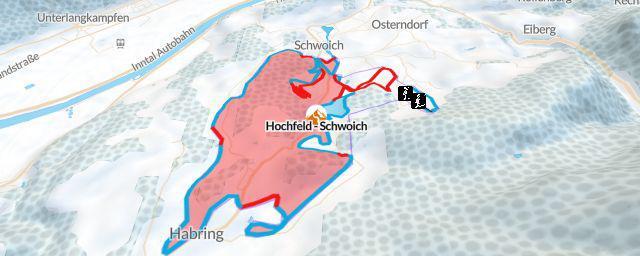 Piste map of the resort Hochfeld - Schwoich