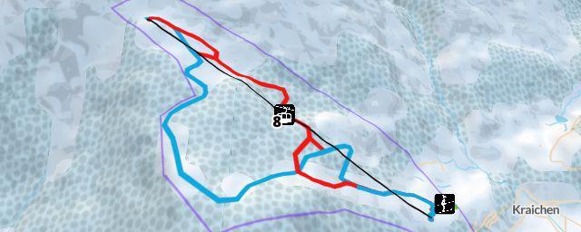 Piste map of the resort Jöchelspitze