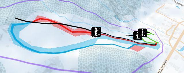 Piste map of the resort Knittellifte