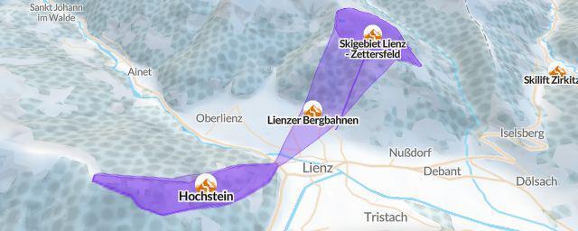 Piste map of the resort Lienzer Bergbahnen
